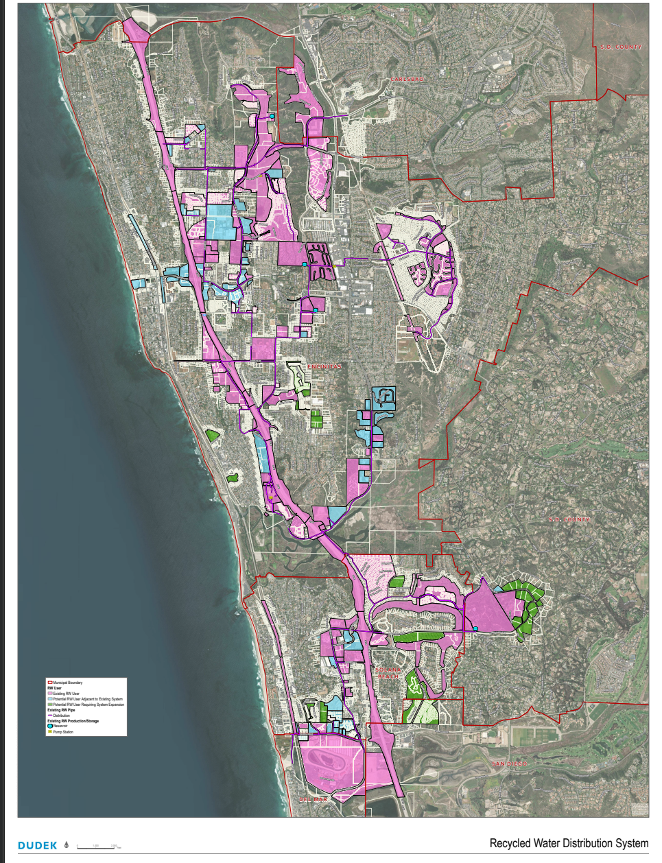 San Elijo JPA Recycled Water Service Area Map